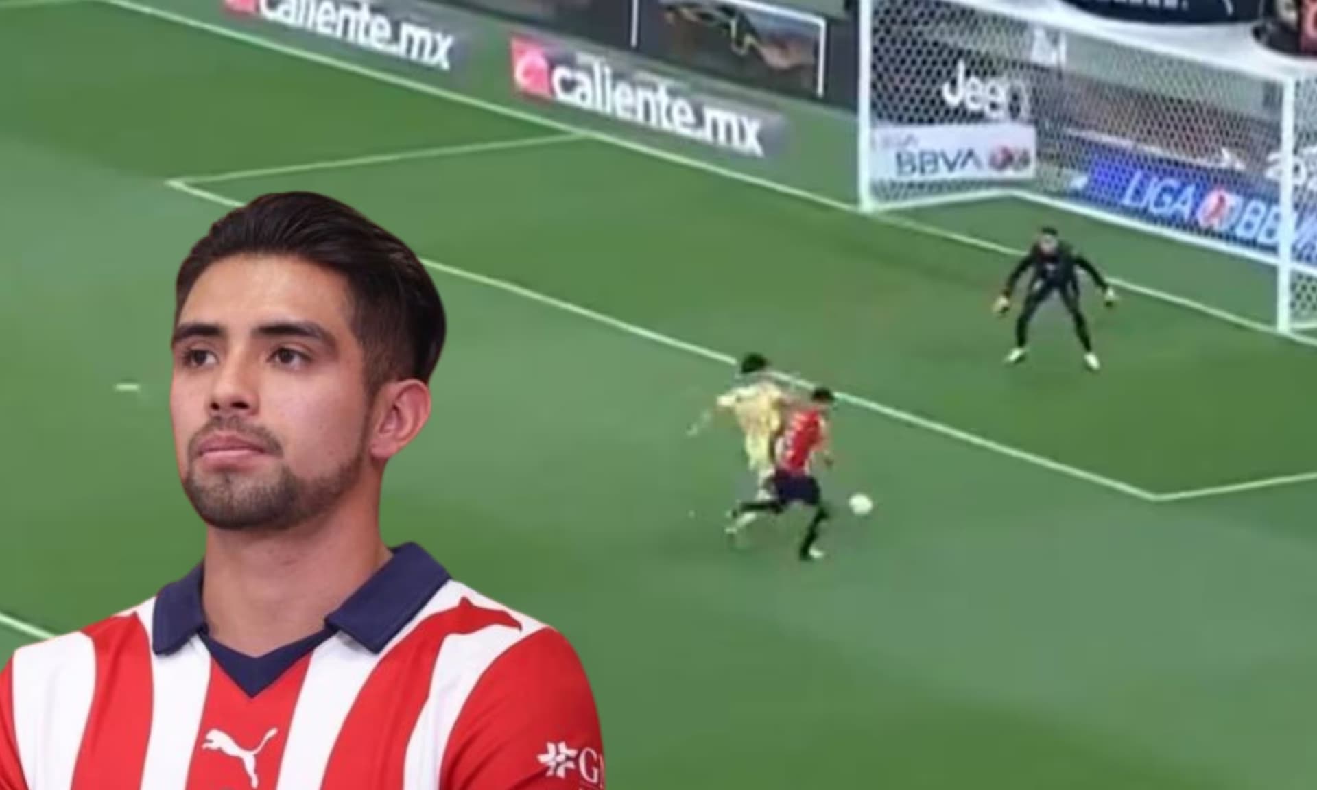 Ricardo Marín falla en el mano a mano, en el clásico ante Chivas
