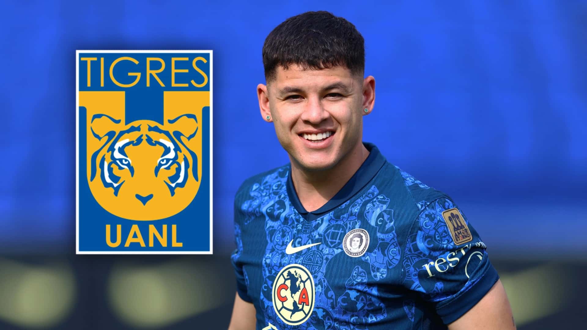 Richard Sánchez entrenando con el Club América