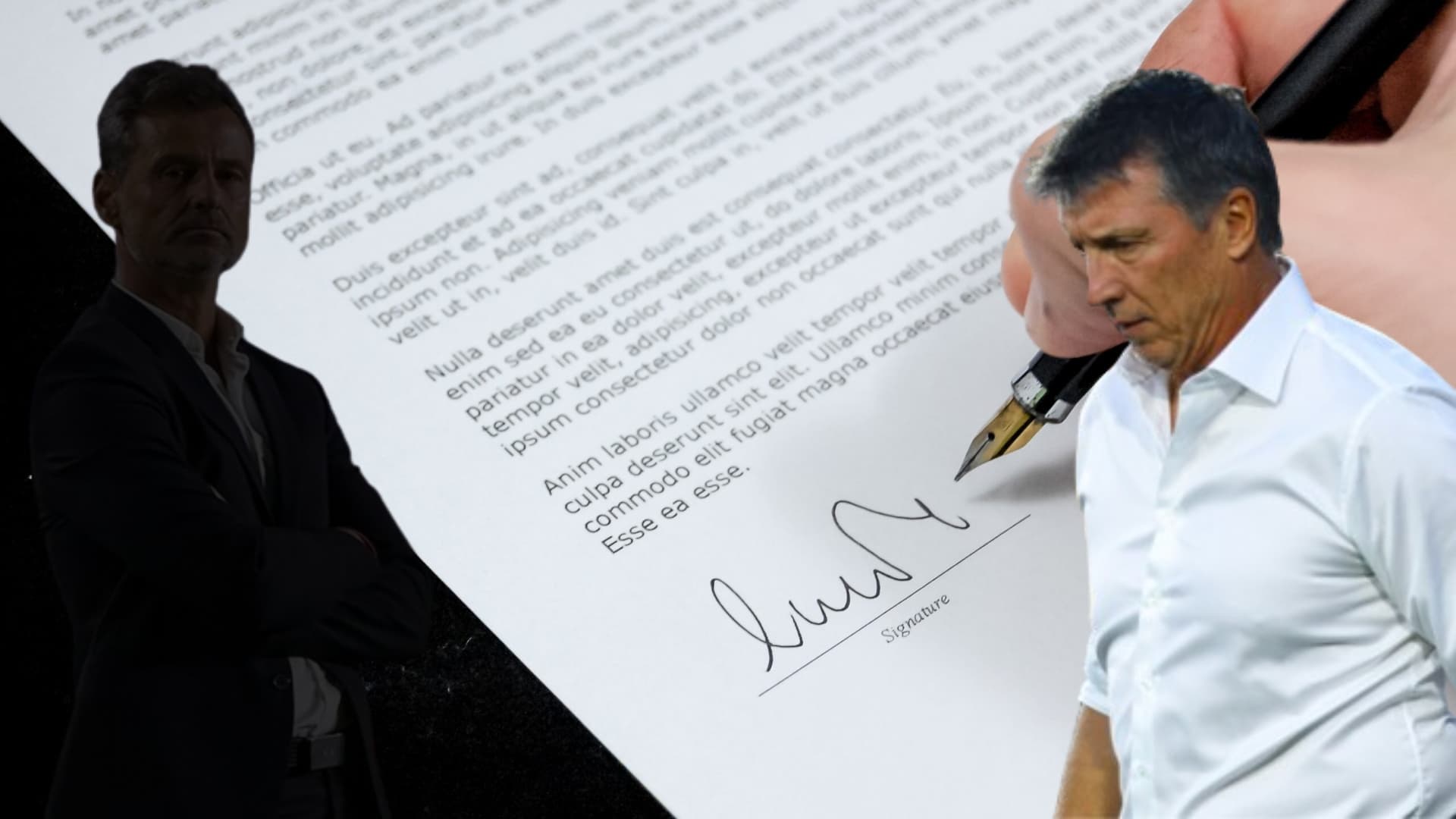 Robert Dante Siboldi, Diego Cocca en firma de contrato Foto: Docuten