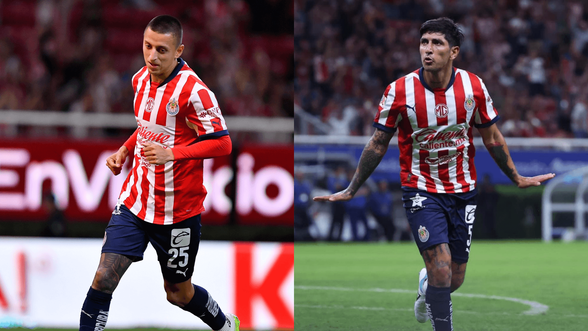 Roberto Alvarado y Víctor Guzmán | Fotos: @Chivas