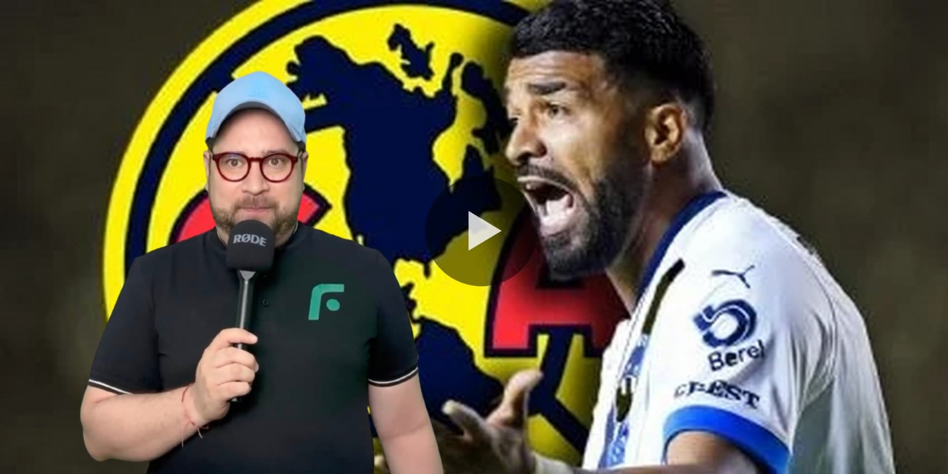 Rodrigo Aguirre con la playera de Rayados (Fuente: Pasión Águila)