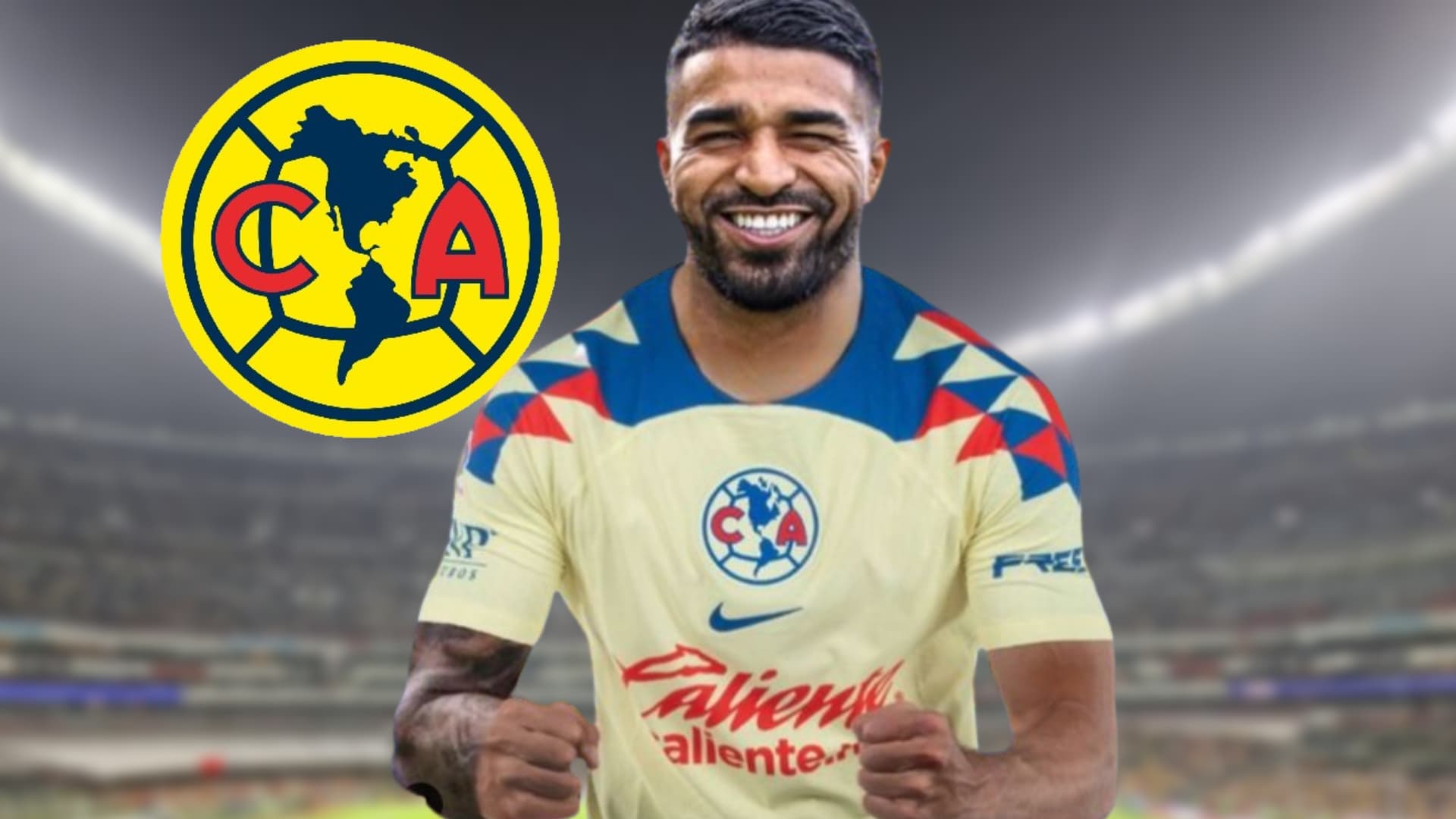 Rodrigo Aguirre en edito con el América / Foto: Luis Estrello