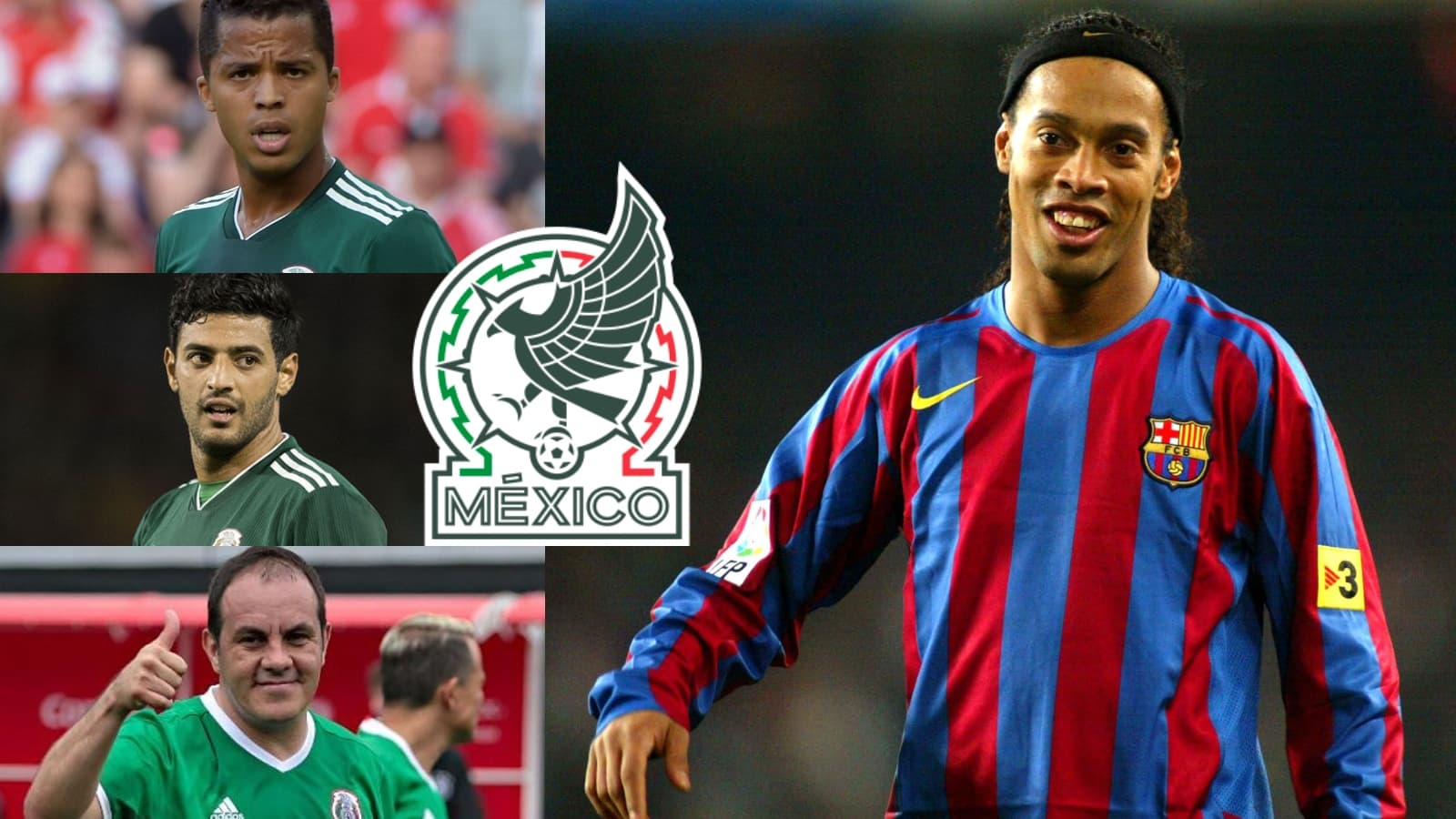 Ronaldinho considera solamente a un mexicano como crack, hasta lo aplaudió y felicitó en pleno partido