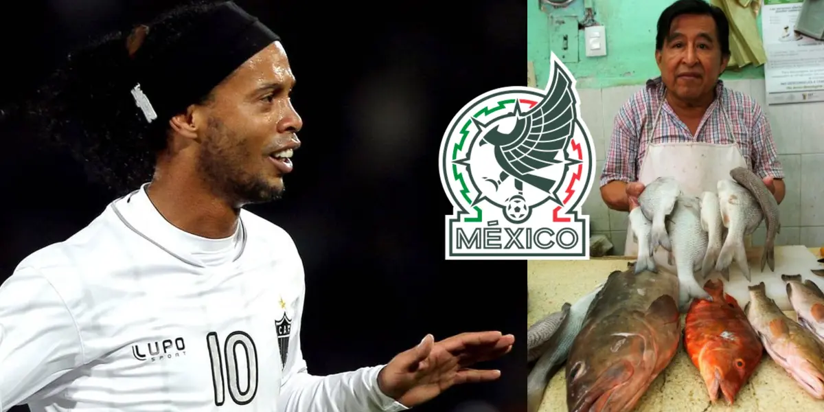 Ronaldinho ovacionó al mexicano que empezó como pescador y ahora lo denominan crack