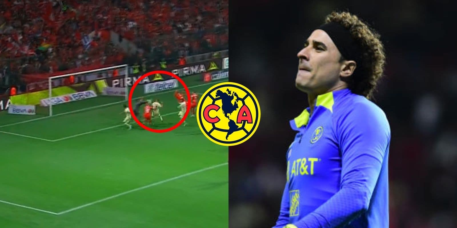 Sale a la luz imágenes que no se vieron en la semifinal de ida entre América y Toluca.