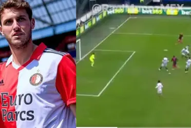Santiago Giménez se manda un gol en su juego con el Feyenoord, a su manera y con sus argumentos, levanta la mano para estar en México. 