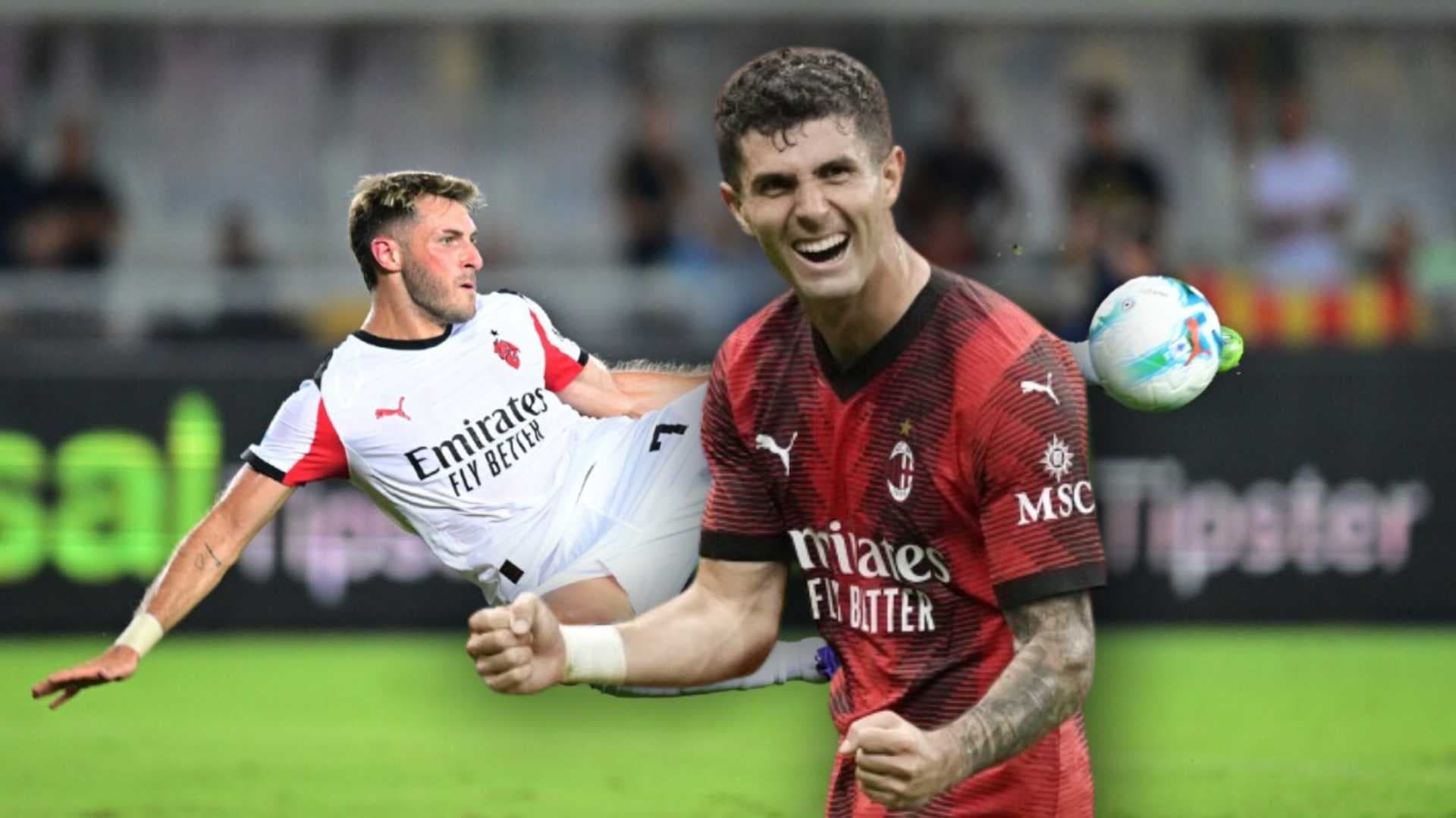 Santiago Giménez y Christian Pulisic