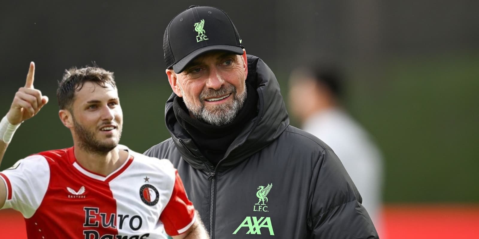 Santiago Giménez y Jürgen Klopp / FOTO CNN