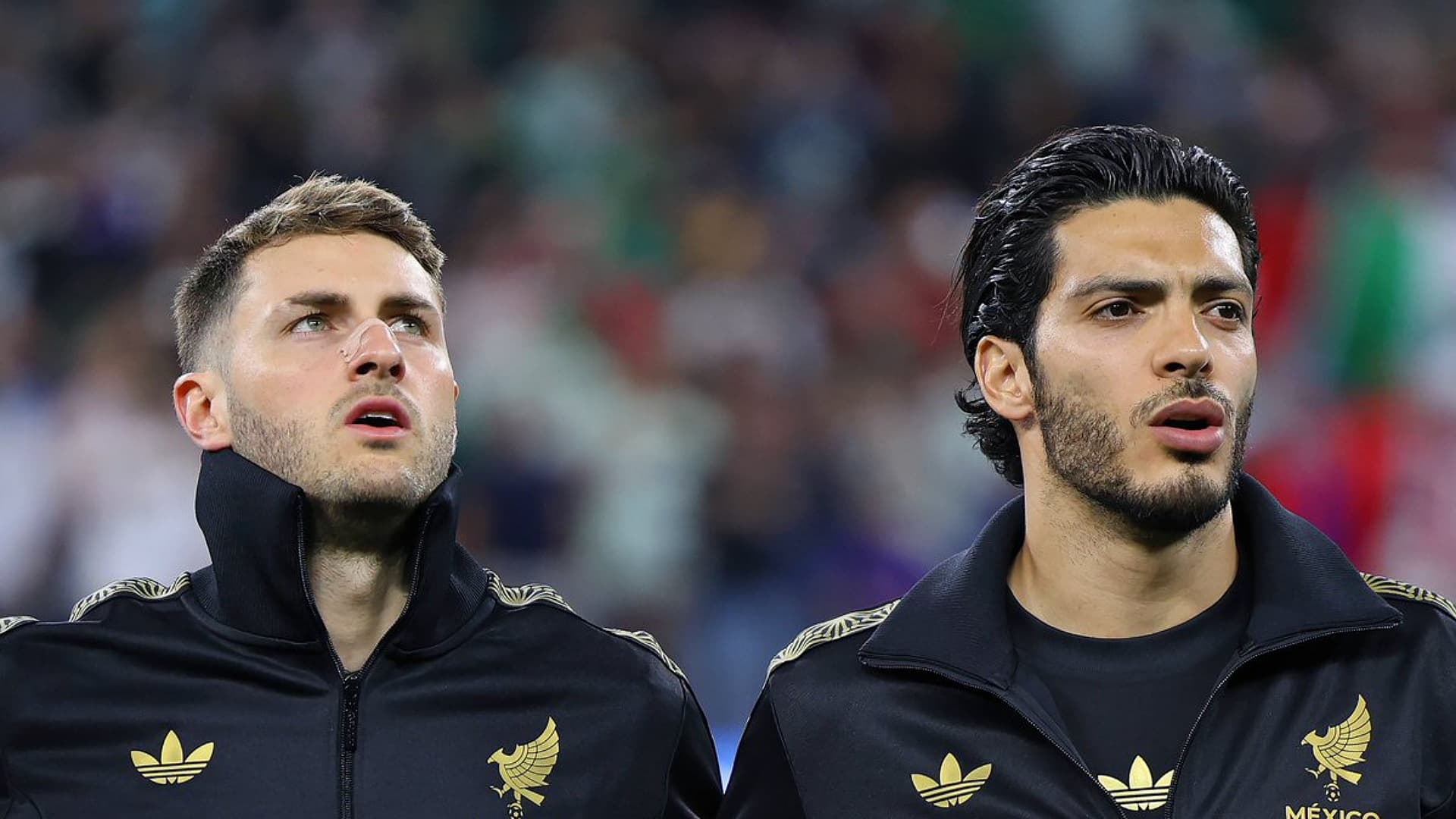 Santiago Giménez y Raúl Jiménez (Fuente: Selección Mexicana)