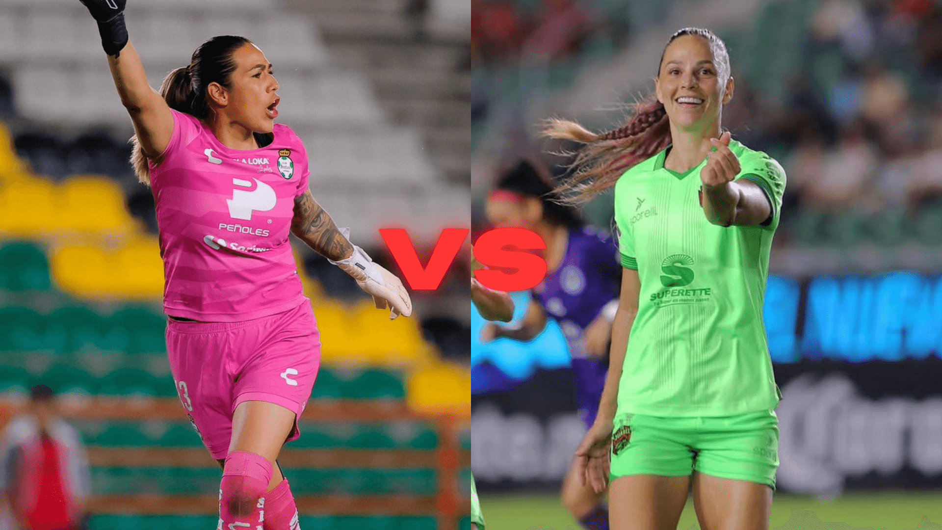 Santos (f) vs Juárez (f) | Fotos: @ClubSantosFem y @FemenilFcJuarez