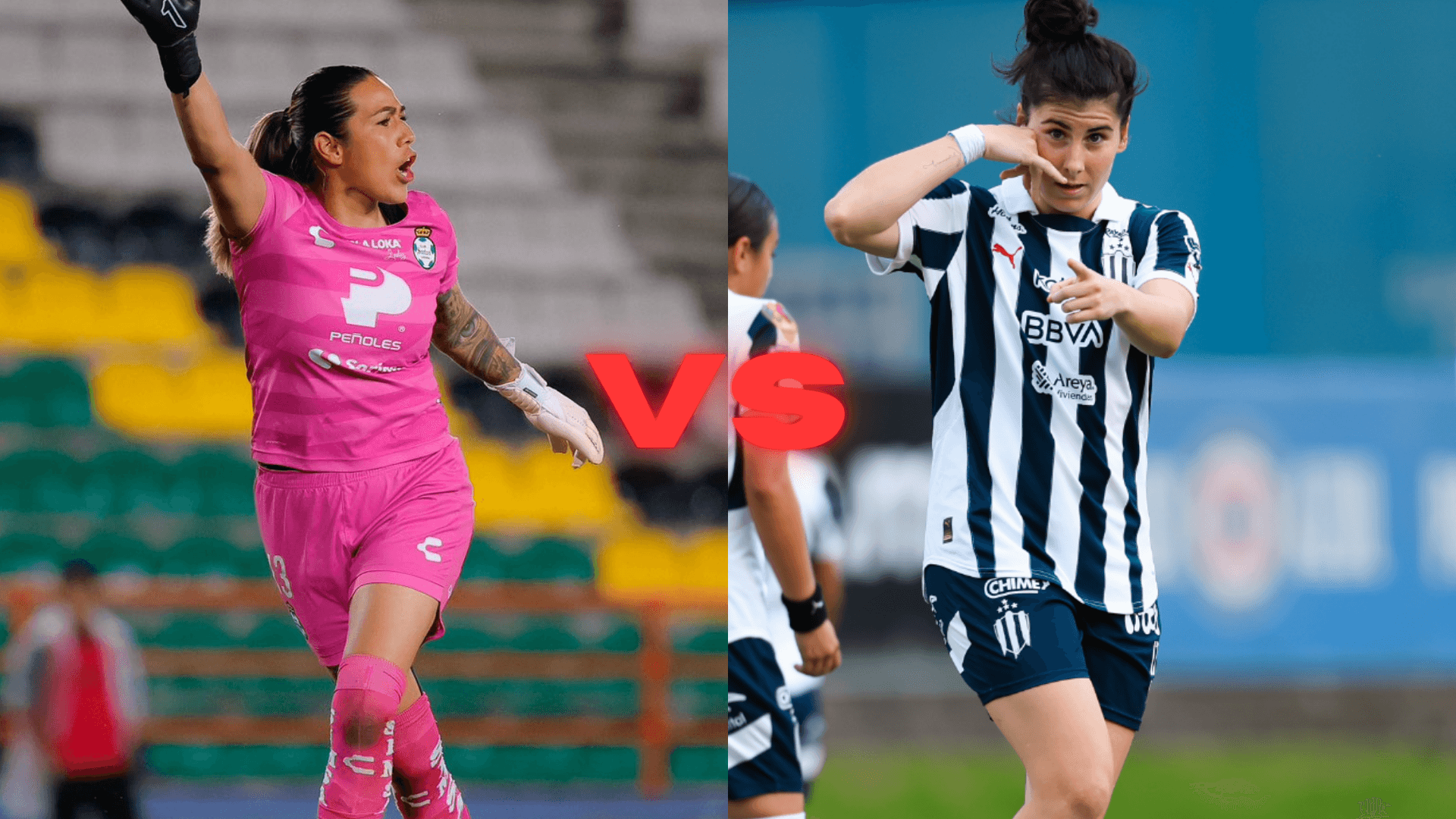 Santos Laguna femenil vs Rayadas | Fotos: @ClubSantosFem y @Rayadas