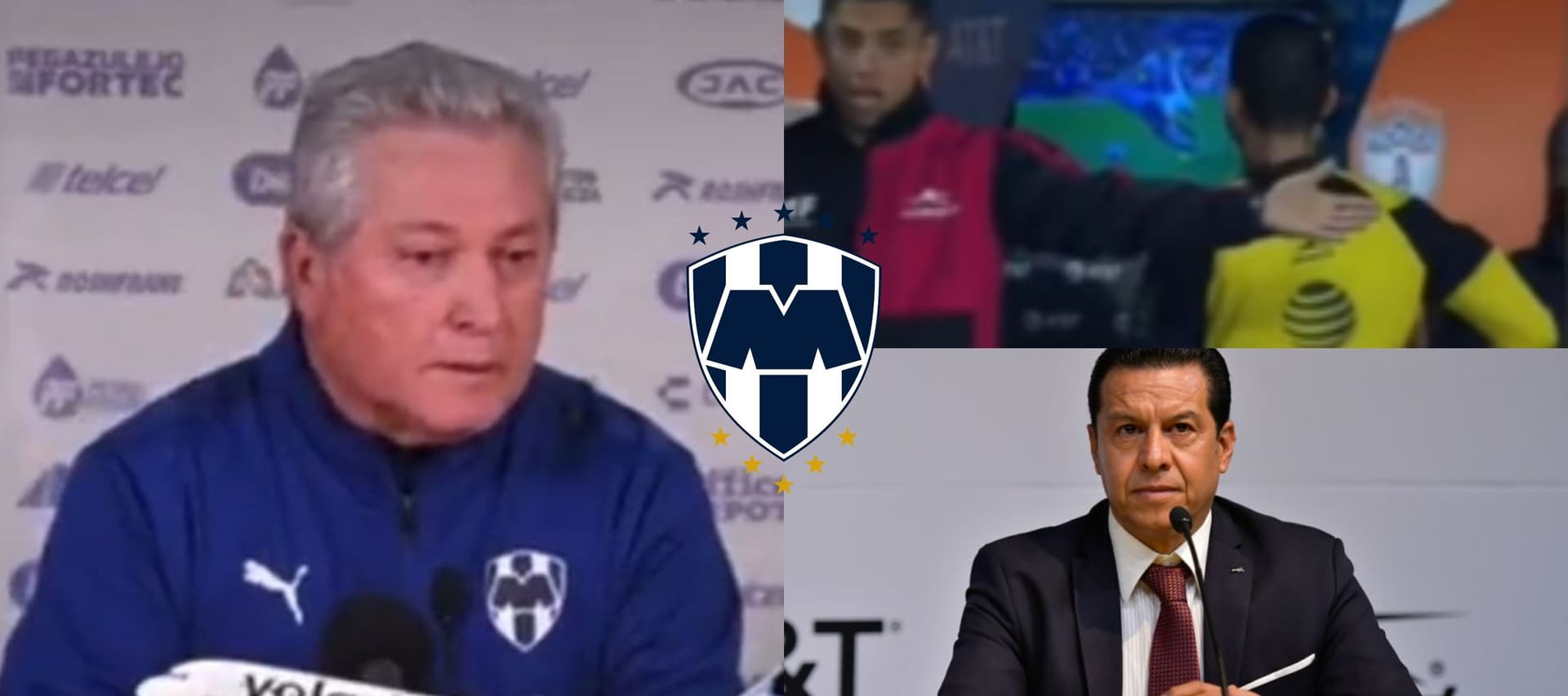 Se le vio muy molesto al técnico luego del desastre de su equipo