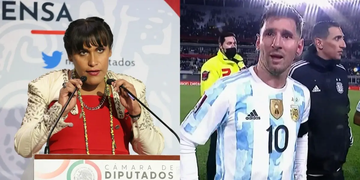 Que no entre al país, diputada mexicana explota contra Messi por pisar la del Tri