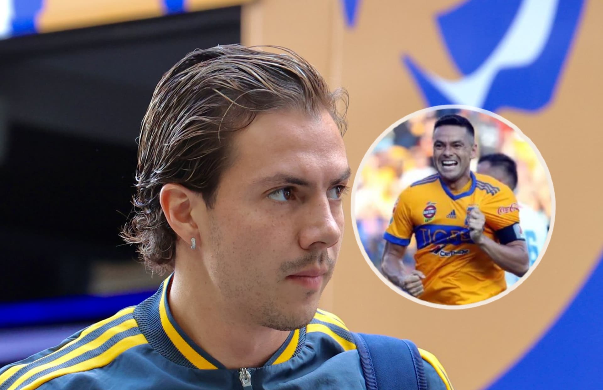 Sebastián Córdova y Juninho/ Foto Tigres.