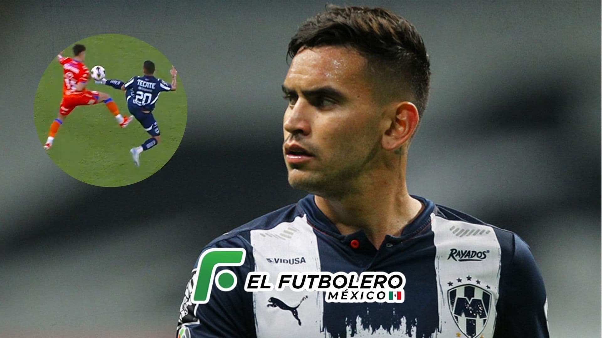 Sebastián Vegas se fue expulsado del partido entre Monterrey vs Mazatlán (Foto: Imago7)