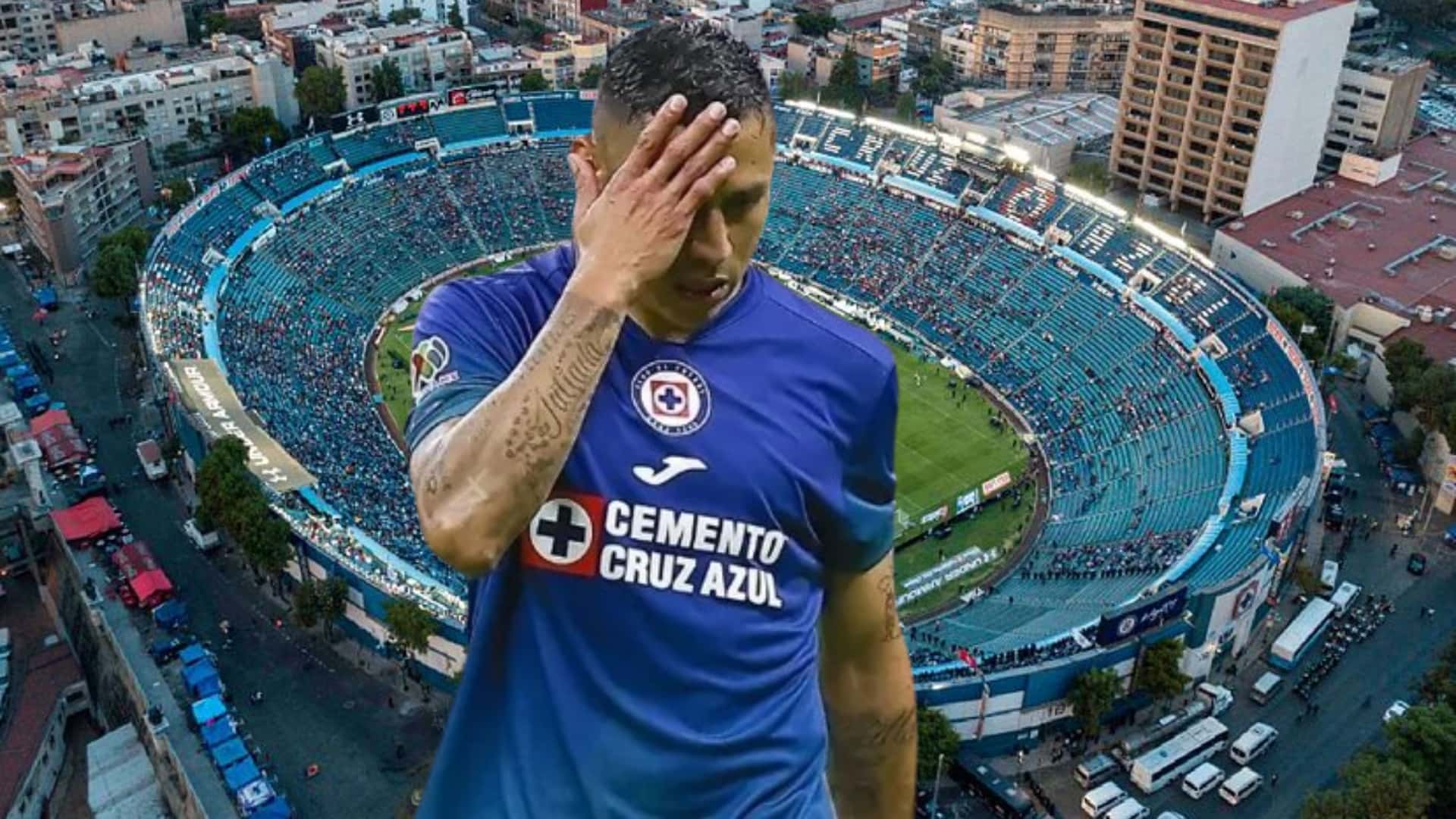 Según lloró, la reacción de Julio César Domínguez tras ser abucheado por la afición celeste en su regreso al Estadio Azul