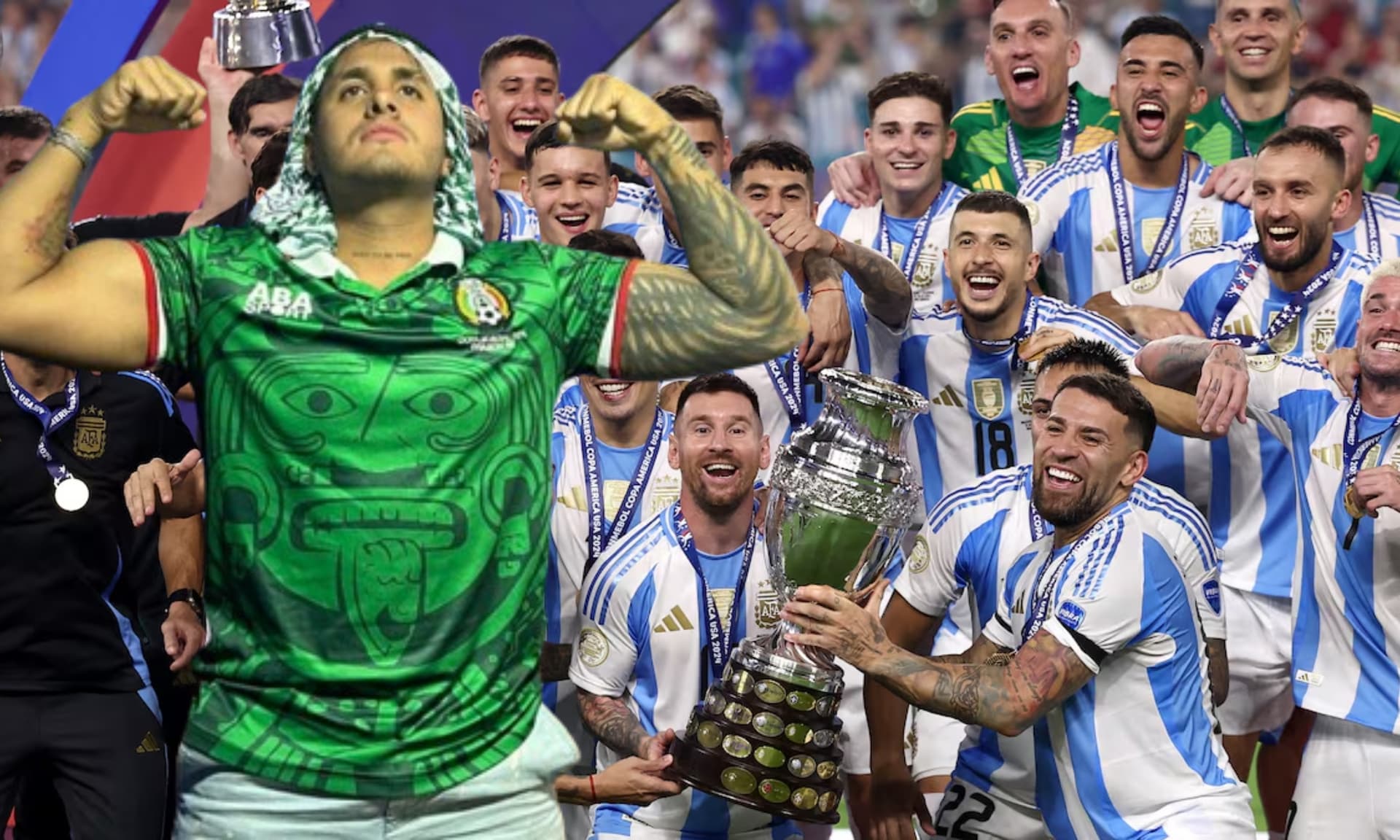 Selección de Argentina levanta la Copa América (Fuente: La Nación)