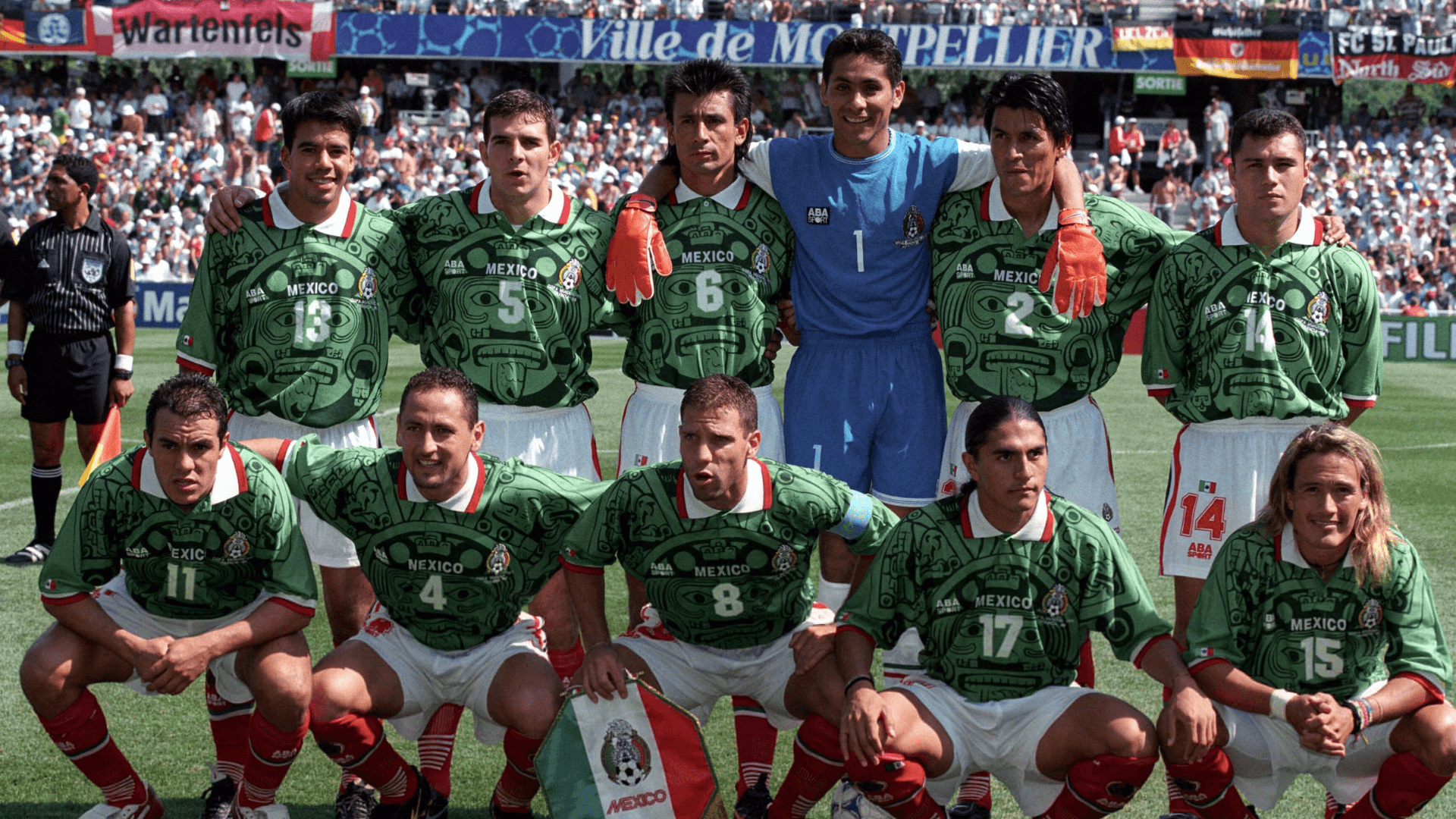 Selección Mexicana en el 98. | Foto: Mex Sport