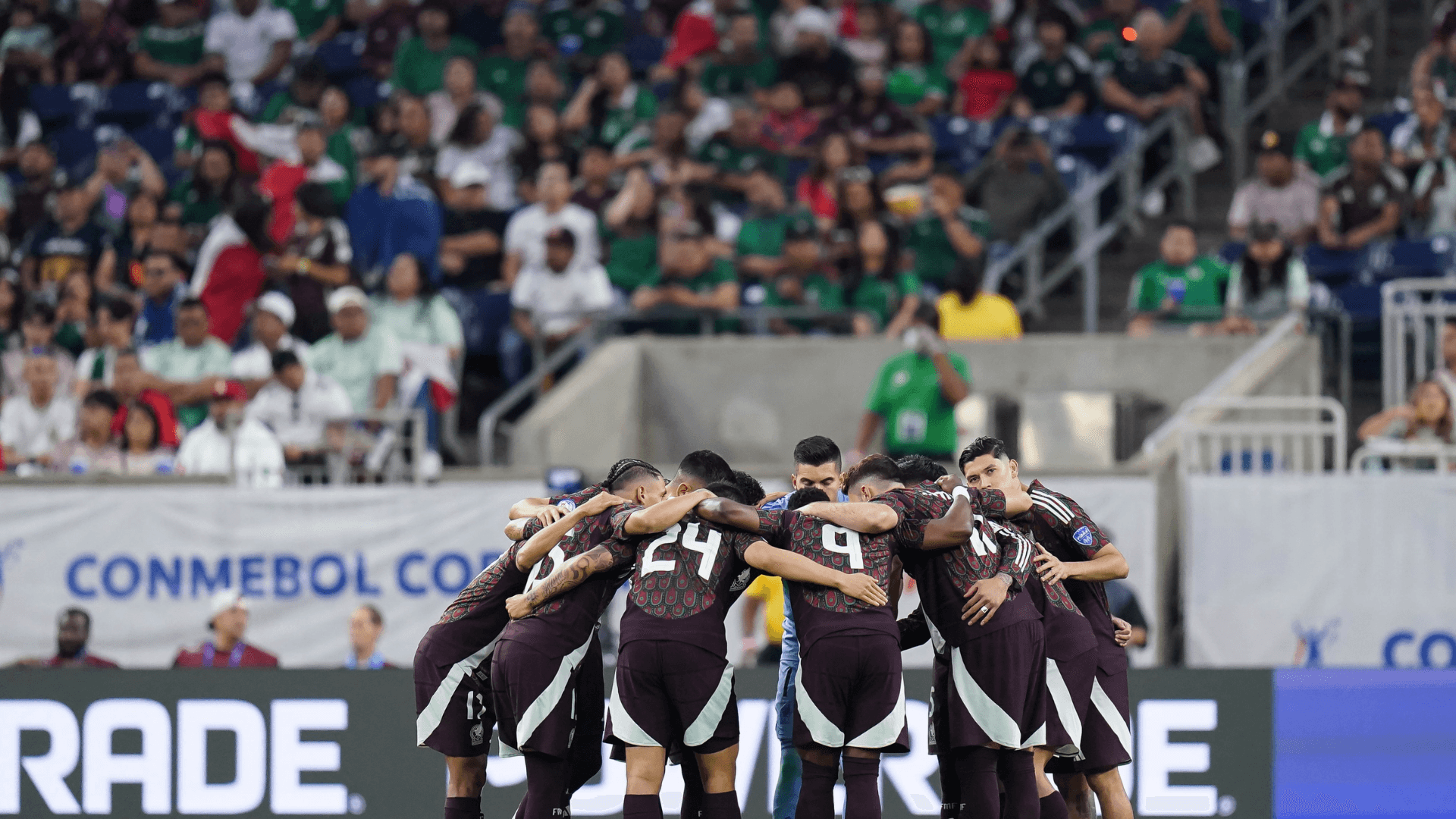 Selección Mexicana en partido. | Foto: X oficial de @miseleccionmx