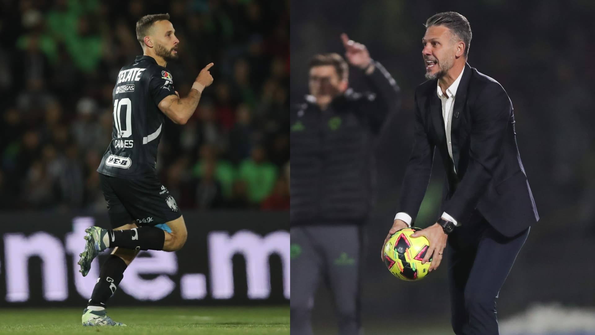 Sergio Canales anotó y Demichelis reaccionó | Foto: Mexsport