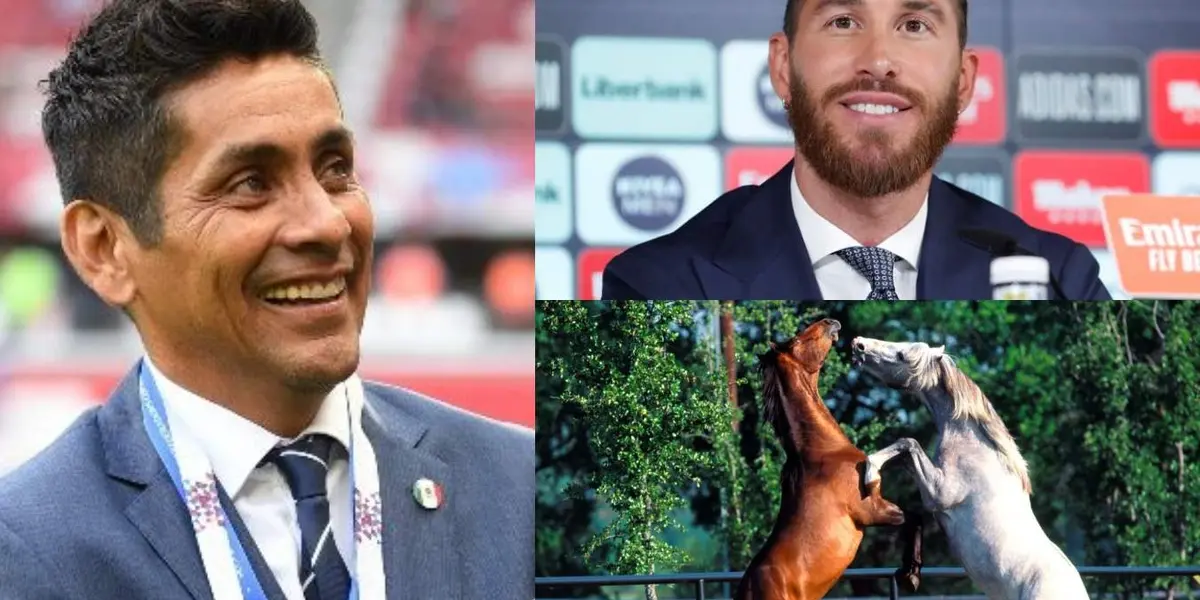 Sergio Ramos es fanático de los caballos y lo que le costaría comprarse un solo caballo del establo de Jorge Campos