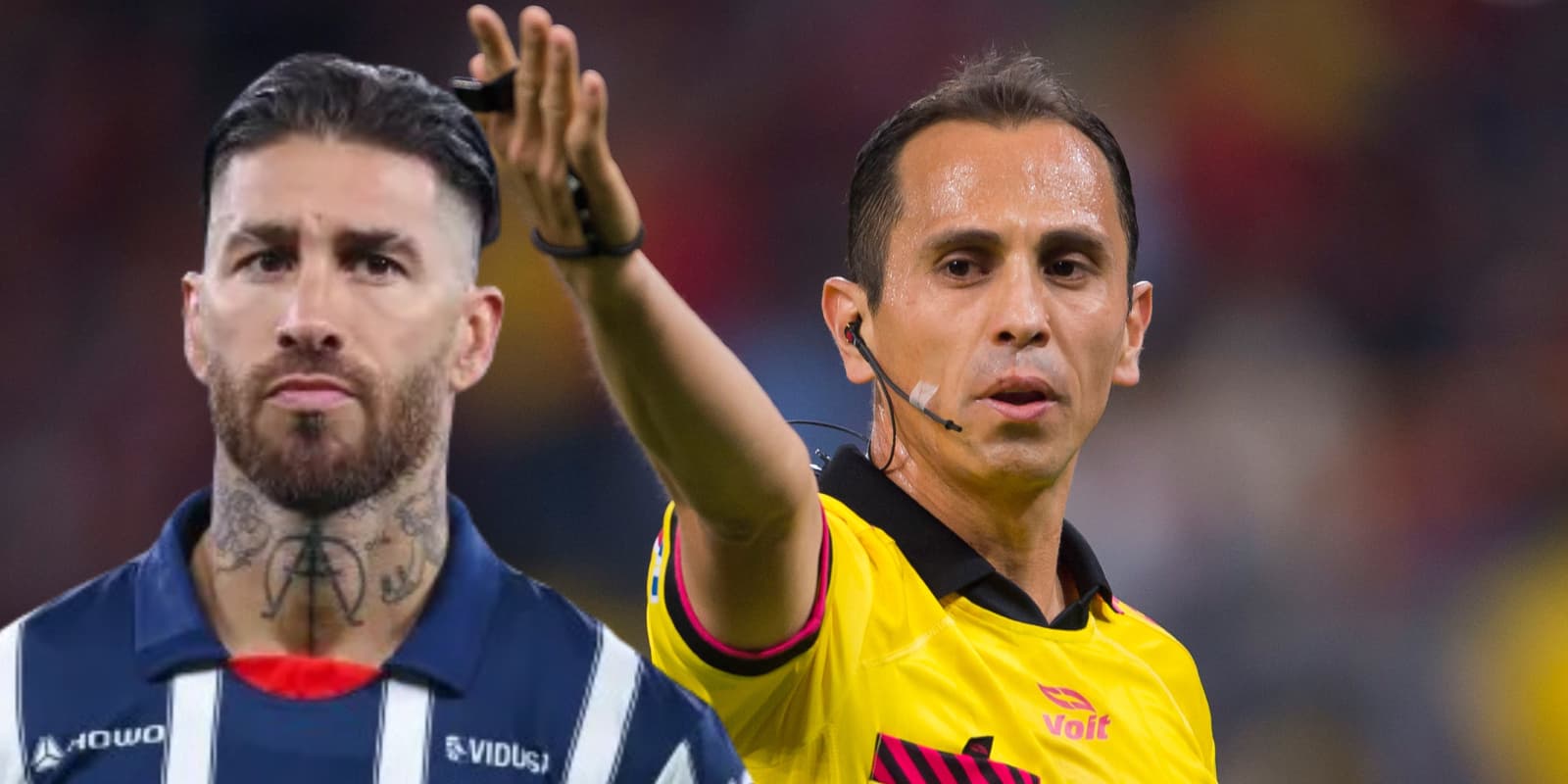 Sergio Ramos junto a Luis Enrique Santander / FOTO LA OPINIÓN