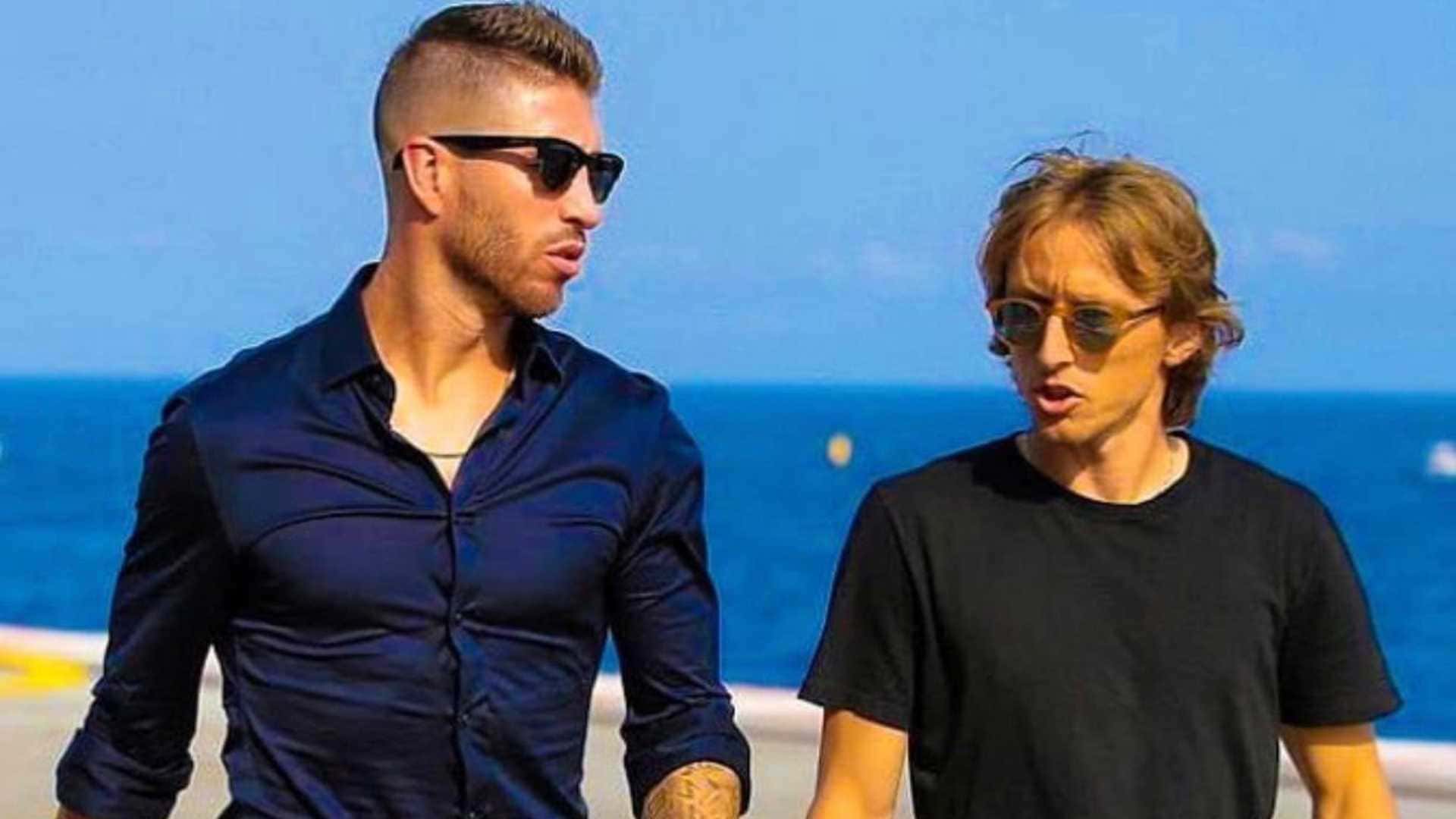 Sergio Ramos y Luka Modric (Foto: Sergio Ramos)