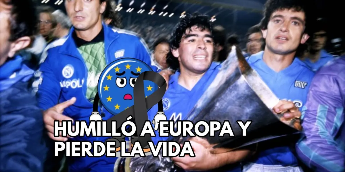 Supo ser campeón junto a Diego Maradona y humillar a todo el fútbol europeo, pero ahora lamentablemente pierde la vida.