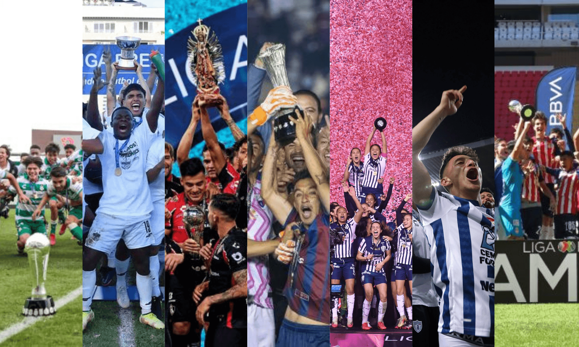 Terminó el futbol mexicano en el año 2021 y los torneos Apertura de todas categorías tienen campeones