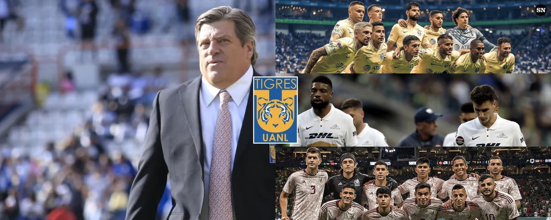 Tigres está clasificado al repechaje pero Miguel Herrera muestra que ya piensa y trabaja en otro equipo.