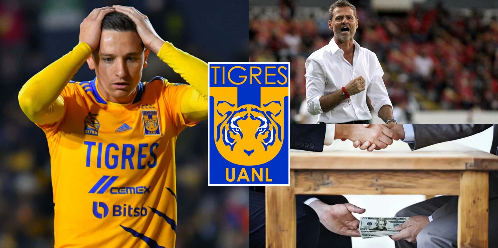 Tigres podría sacar del equipo a Thauvin por esta cantidad grande de dinero