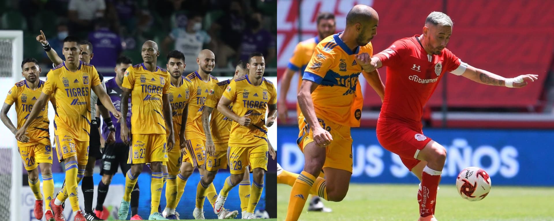 Tigres recibió a Toluca en el Estadio Universitario en duelo correspondiente a la jornada 14 del Grita México 2022.