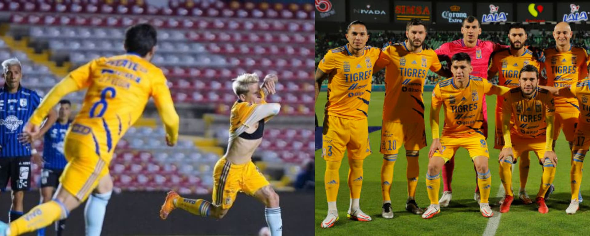 Tigres venció por la mínima diferencia a Querétaro en la jornada 6.