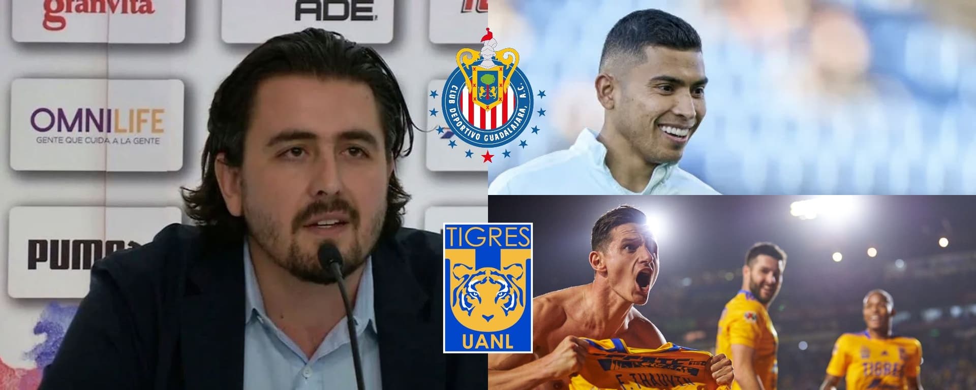 Tigres y Chivas se disputan el posible fichaje del volante mexicano.