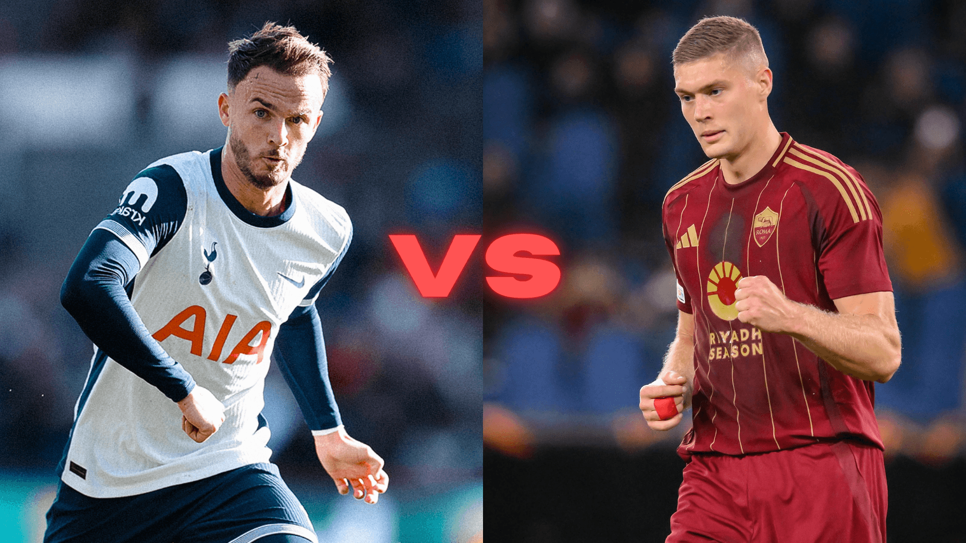 Tottenham vs AS Roma | Fotos: X oficiales de @SpursOfficial y @OfficialASRoma