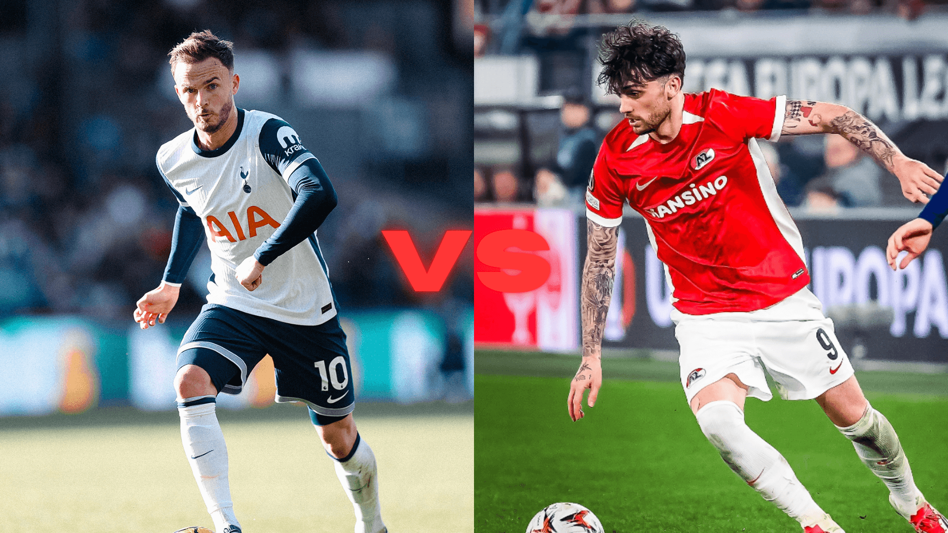 Tottenham vs AZ Alkmaar | Fotos: @SpursOfficial y @AZAlkmaar