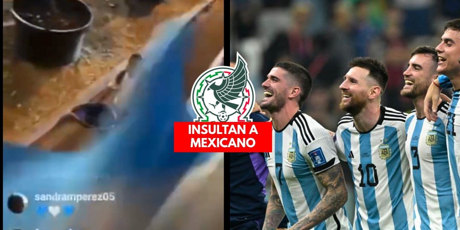 Tras ganar la Copa del Mundo, así insultó la Selección de Argentina a mexicano en pleno festejo