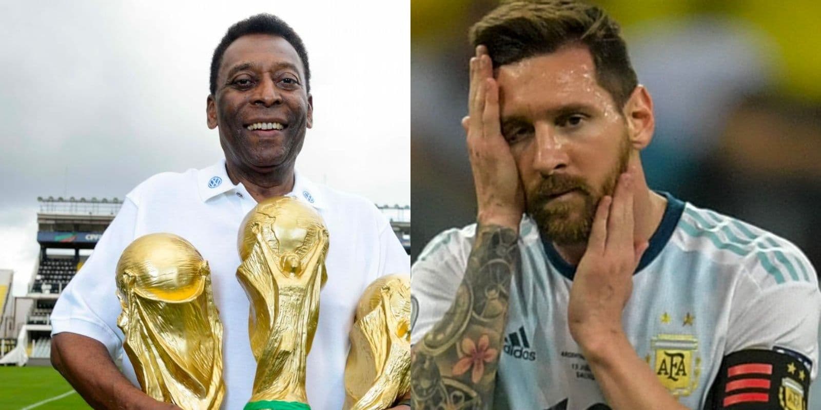Tras pisar la playera de la Selección Mexicana, Pelé le da un golpe durísimo a la carrera de Messi
