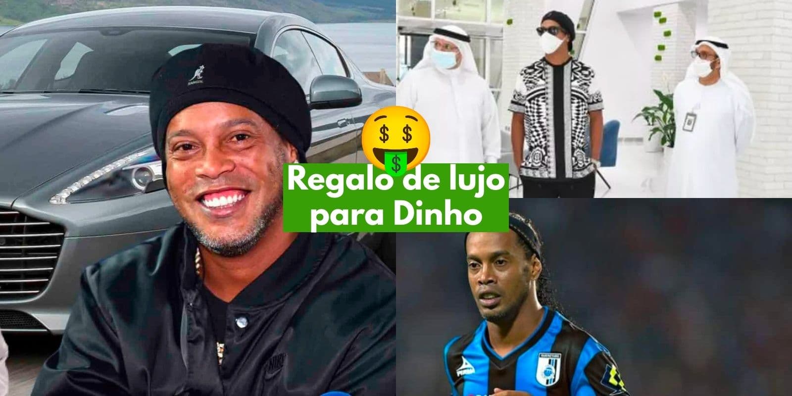 Tras romperla en Gallos Blancos conoce el regalo de los jeques árabes a Ronaldinho.