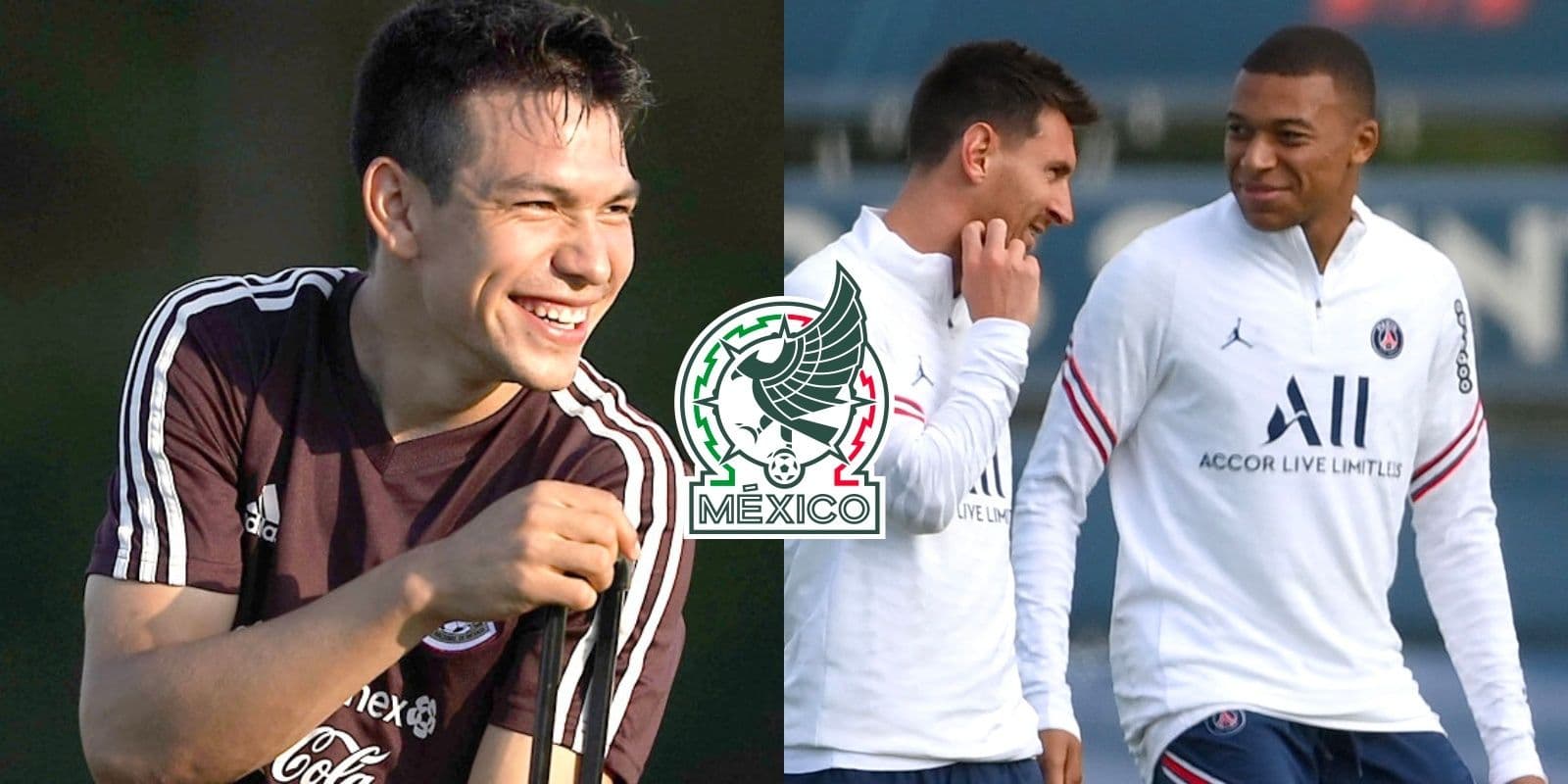 Tras truncarle la carrera a Hirving Lozano, Messi se las cobraría con Kylian Mbappé.
