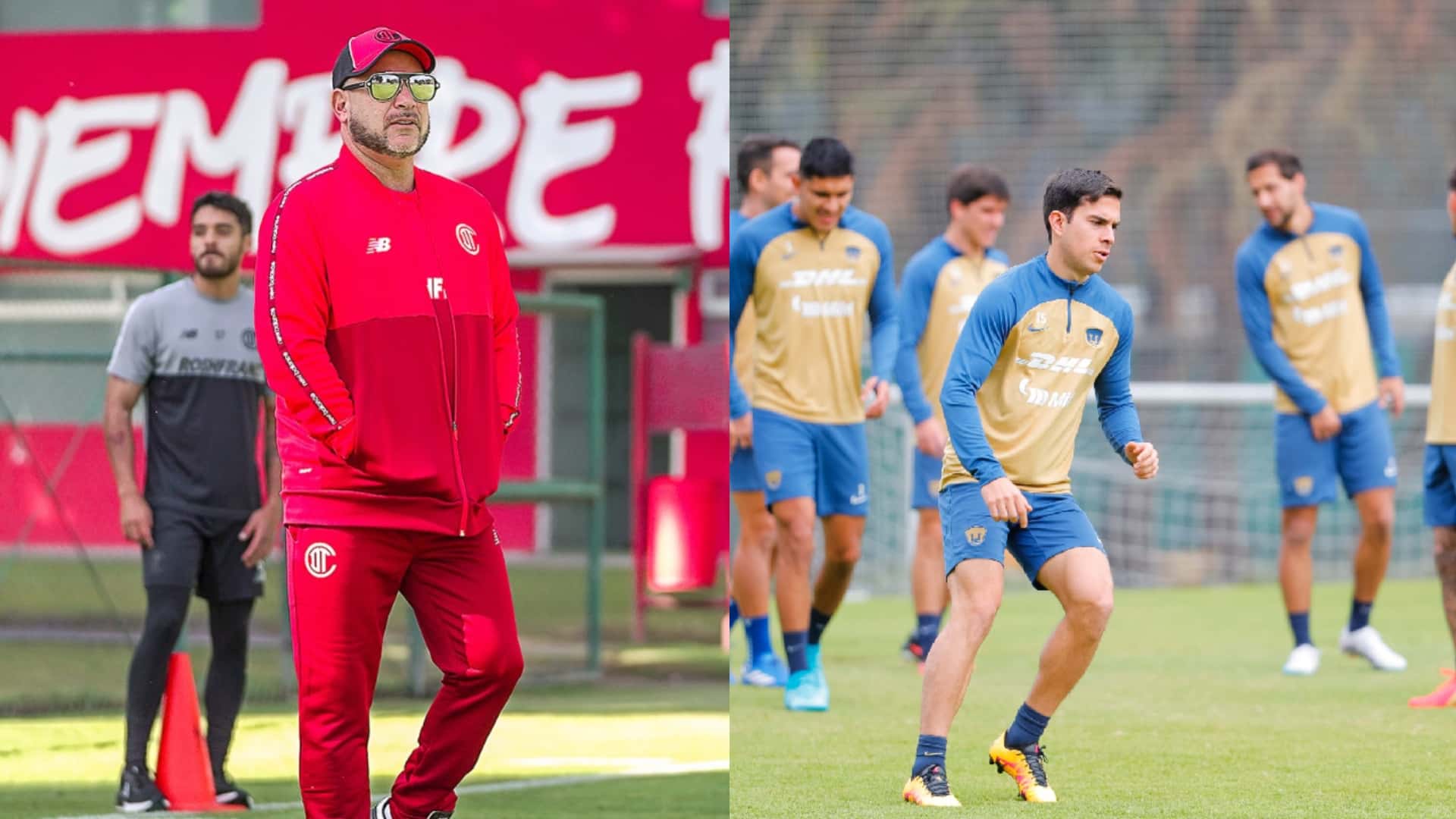 Turco Mohamed tendría en la mira a un par de futbolistas de Pumas | Foto: @tolufafc y @pumasmx