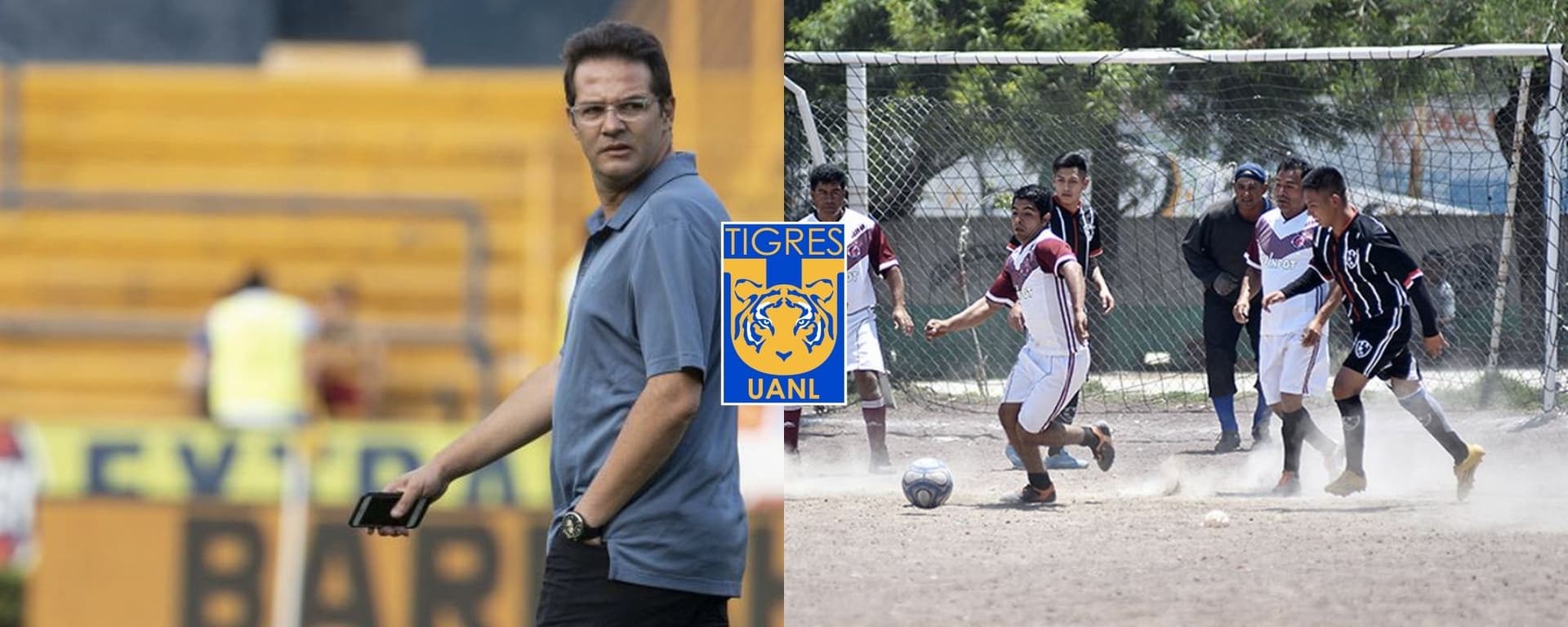 Tuvo diferencias con el director deportivo de Tigres y ahora se le ha visto jugando en el llano.