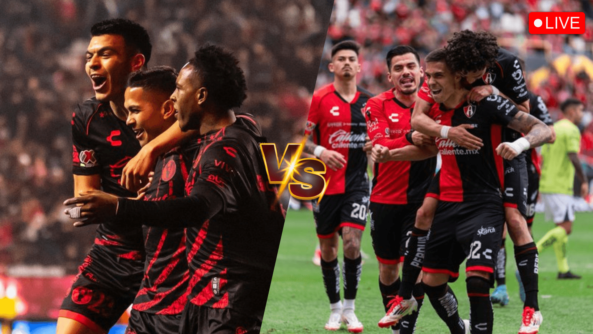 Últimos 5 resultados de Club Tijuana / X