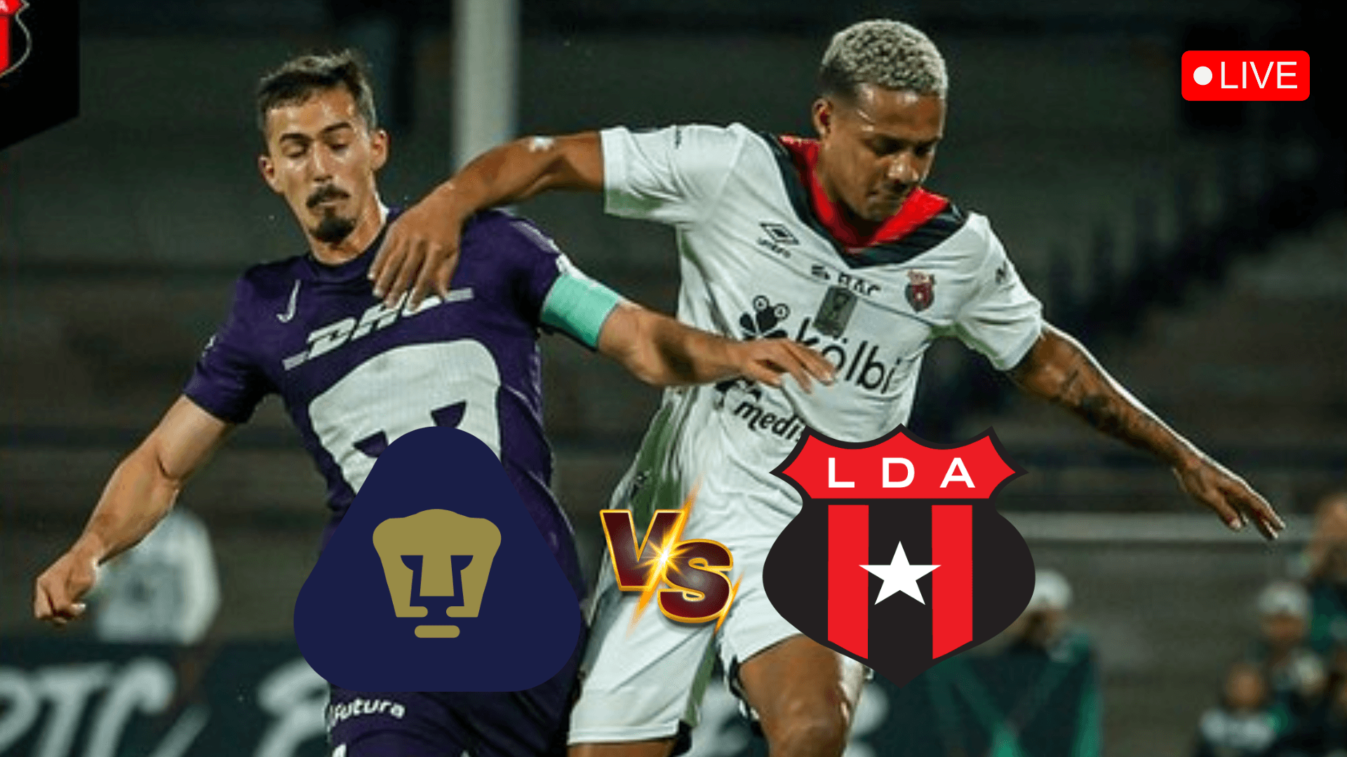 Últimos 5 resultados de Pumas UNAM / X
