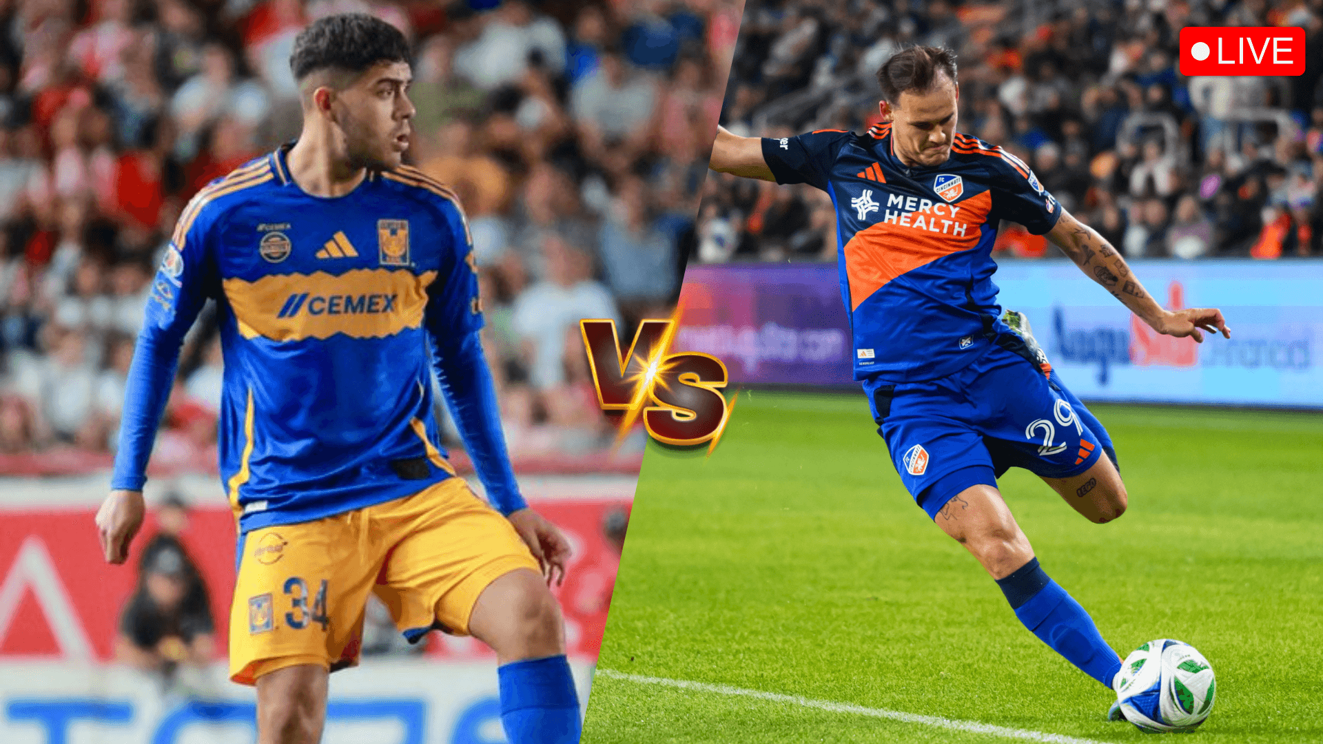 Últimos 5 resultados de Tigres UANL / X