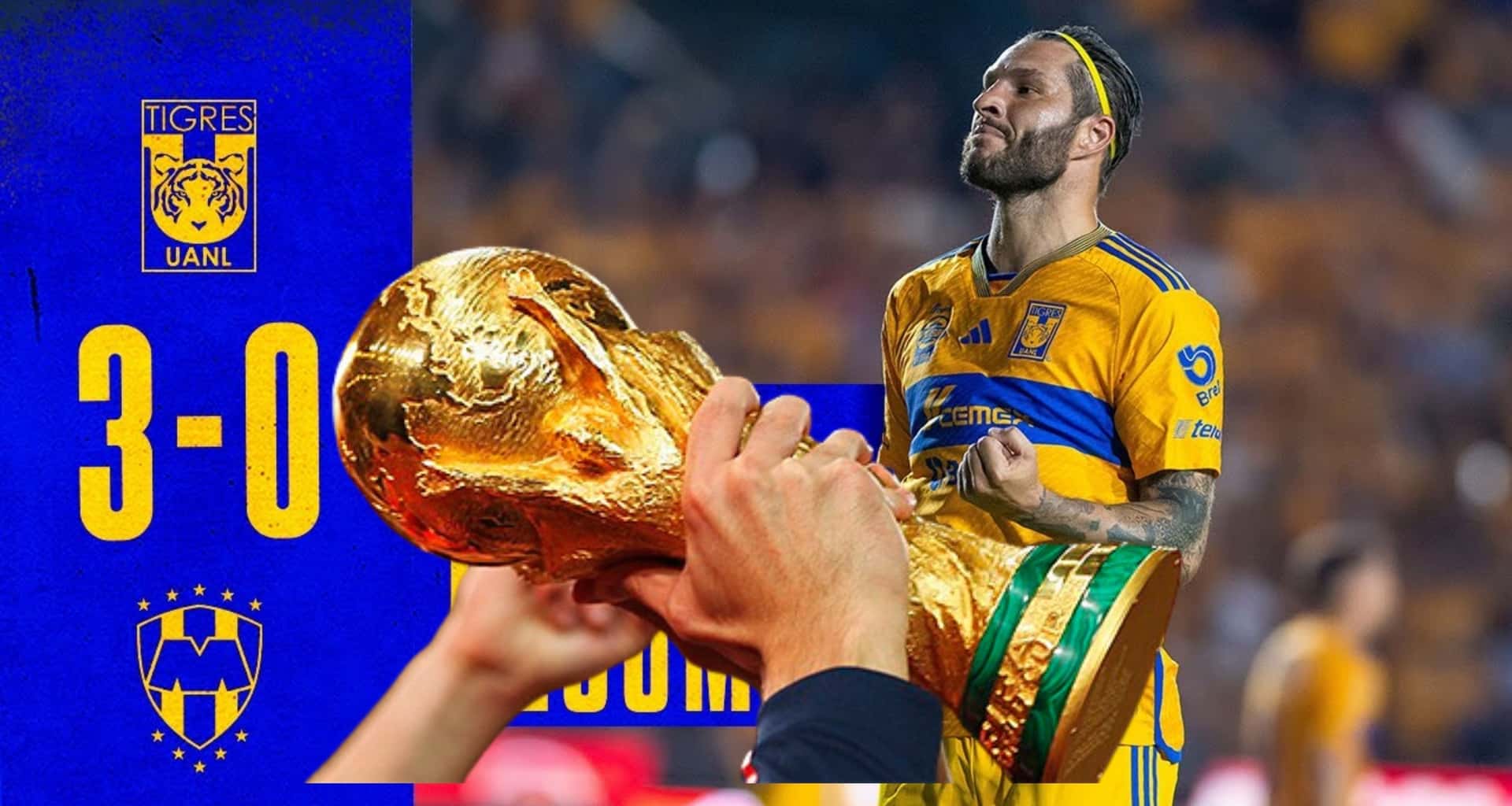 Un crack campeón del mundo vio el clásico regio y expuso lo que vio sobre el nivel de Tigres.