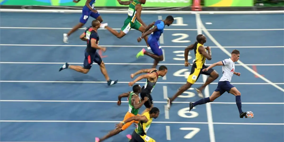 Más rápido que Usain Bolt, la increíble carrera de un jugador del Tottenham