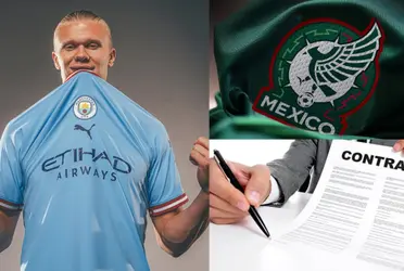 Un jugador del Tri también firmó de manera oficial su contrato con el Manchester City. En su momento podrá ser compañero de Erling Haaland.