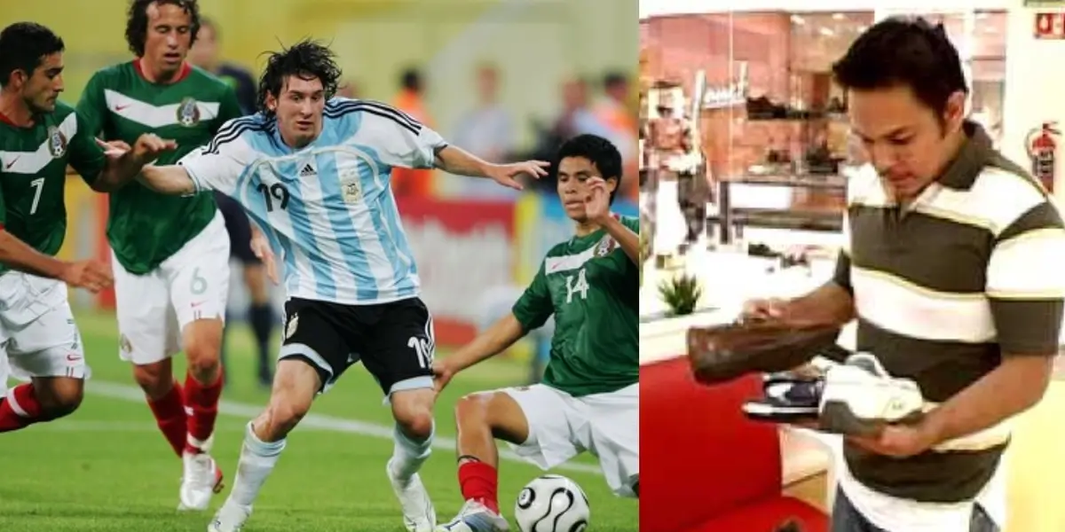 Un jugador mexicano dejó sorprendido a Lionel Messi en un juego en donde el mexicano derrochó talento al enfrentarlo, ahora se dedica a la venta de zapatos por internet.