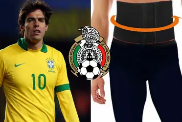 Un jugador que fue figura en la Selección de Fútbol de México humillando a Kaká y a la Selección de Fútbol de Brasil ahora vende fajas.